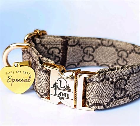 fake gucci dog collar|gucci inspired dog collar.